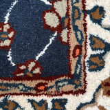 Neelvatika – Hand Tufted Wool Rug in Blue/White