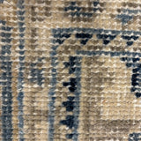 Aab-e-Khamosh – Hand Knotted Wool Rug in Ice Blue/Beige