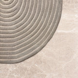 Rekhavan – Hand Tufted Cotton Rug in Grey/Cream