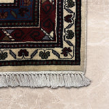 Safar-e-Junoon – Hand Knotted Wool Rug in Beige/Blue