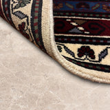 Safar-e-Junoon – Hand Knotted Wool Rug in Beige/Blue