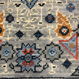 Rangrez-e-Raah – Hand Knotted Wool Rug in Grey