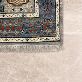 Rangrez-e-Raah – Hand Knotted Wool Rug in Grey