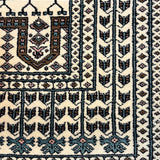 Eryan - Hand Knotted Wool Rug in Cream