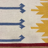 Taana Safar – Hand Woven Wool Rug in Ivory/Mustard