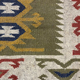 Rang Pahar – Hand Woven Jute Rug in Cream/Rust