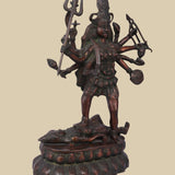 Kali over Shiva – Sculpture in Brass
