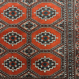 Sahargul – Hand Knotted Wool Rug in Rust/Brown