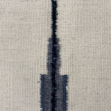 Neer Saaz – Hand Woven Wool Rug in Ivory/Charcoal Grey