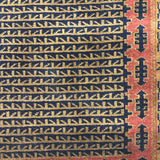 Ardalan – Hand Knotted Wool Rug in Black/Rust