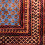 Veylan - Hand Knotted Wool Rug in Brown/Slate Blue