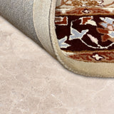 Rivayat – Hand Tufted Wool Rug in Beige/Wine