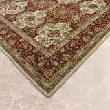Rang-e-Gulzar – Hand Tufted Wool Rug in Red/Ivory