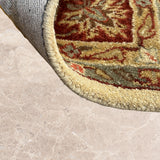 Rang-e-Gulzar – Hand Tufted Wool Rug in Red/Ivory