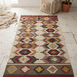 Nomad Ledger – Hand Woven Jute Rug in Slate Grey/Dark Grey