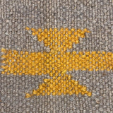 Nomad Ledger – Hand Woven Jute Rug in Slate Grey/Dark Grey