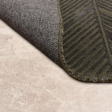 Atelier Cherom  – Hand Tufted Wool Rug in Olive Green