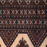 Mehrdast – Hand Knotted Wool Rug in Cream/Brown