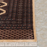 Mehrdast – Hand Knotted Wool Rug in Cream/Brown