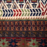 Mehriz – Hand Knotted Wool Rug in Cream/Rust