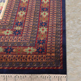 Mehriz – Hand Knotted Wool Rug in Cream/Rust