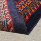 Mehriz – Hand Knotted Wool Rug in Cream/Rust