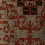 Daryaan – Hand Knotted Wool Rug in Sage Green/Mushroom Brown