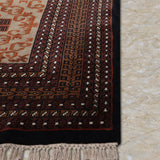 Daryaan – Hand Knotted Wool Rug in Sage Green/Mushroom Brown