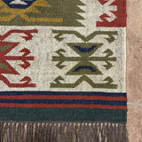 Rang Pahar – Hand Woven Jute Rug in Cream/Rust