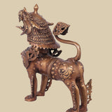 Majestic Lion – Sculpture in Brass