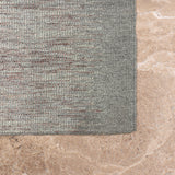 Aabha Rekha – Hand Woven Wool Rug in Silver Grey/Rose Taupe