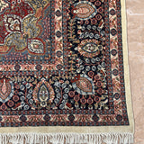 Zahra Mahal – Hand Knotted Wool Rug in Ivory/Brown