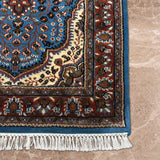 Nishapur – Hand Knotted Wool Rug in Blue/Brown