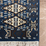 Aneesh - Hand Knotted Wool Rug in Cobalt Blue/Ivory