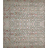 Gulrukh – Hand Knotted Wool Rug in Sage Green
