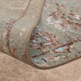 Gulrukh – Hand Knotted Wool Rug in Sage Green
