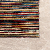 Leheran – Hand Knotted Wool Rug in Maroon/Cream