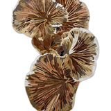 Petalform – Hand Tufted Wool Rug in Brown/Peach