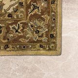 Mehrbano – Hand Tufted Wool Rug in Beige/Mushroom