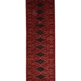 Surkh Raaz – Hand Knotted Wool Rug in Maroon/Black