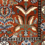 Gulistan Riwaaz – Hand Knotted Wool Rug in Rust/Ivory