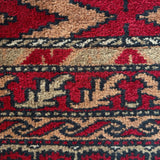 Rangrez Riwaaz – Hand Knotted Wool Rug in Red/Peach