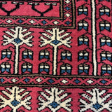 Gulzar Bagh – Hand Knotted Wool Rug in Pink/Ivory