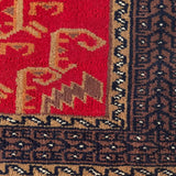 Sahand – Hand Knotted Wool Rug in Red/Brown