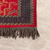 Sahand – Hand Knotted Wool Rug in Red/Brown
