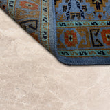 Daryaband – Hand Knotted Wool Rug in Greyish Blue/Black
