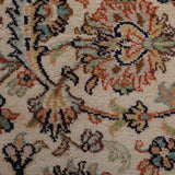 Parizad – Hand Knotted Silk Rug in Ivory/Mushroom Brown