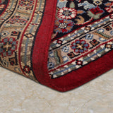 Afsarabad – Hand Knotted Wool Rug in Ribbon Red/Ivory