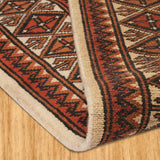 Gulzar - Hand Knotted Wool Rug In Beige/Rust