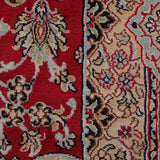 Ardeshina – Hand Knotted Silk Rug in Red/Beige